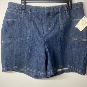 CJ Banks Blue Jean Shorts for Women